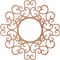 Ekena Millwork Reims Wood Fretwork Pierced Ceiling Medallion, Cherry, 24"OD x 9 1/8"ID x 1/4"T CMWP24X24X0250RECH - alternate 5